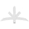 Ekena Millwork Alberta Architectural Grade PVC Gable Bracket, 48"W x 26"H x 4"D x 4"F, 13/12 Pitch GBP048X26X0404ALB00 - alternate 3